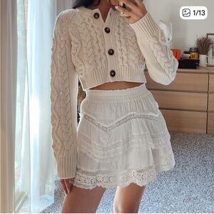 Loulou studio cropped cardigan